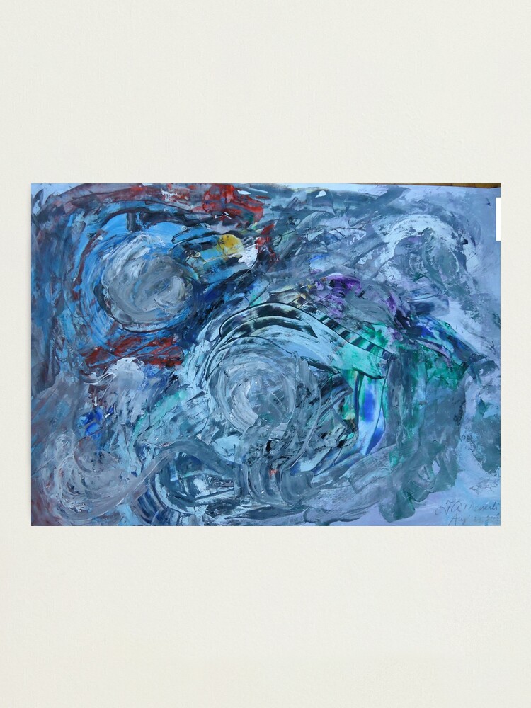 Alternate view of abstract painting Photographic Print