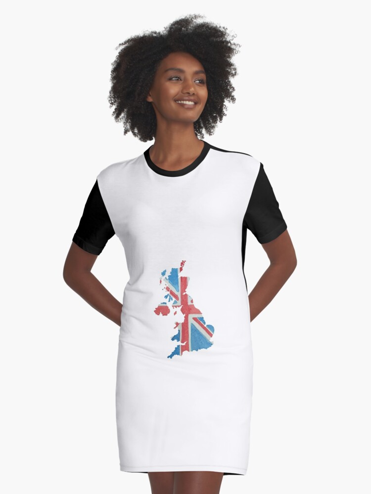 red white and blue t shirt dress