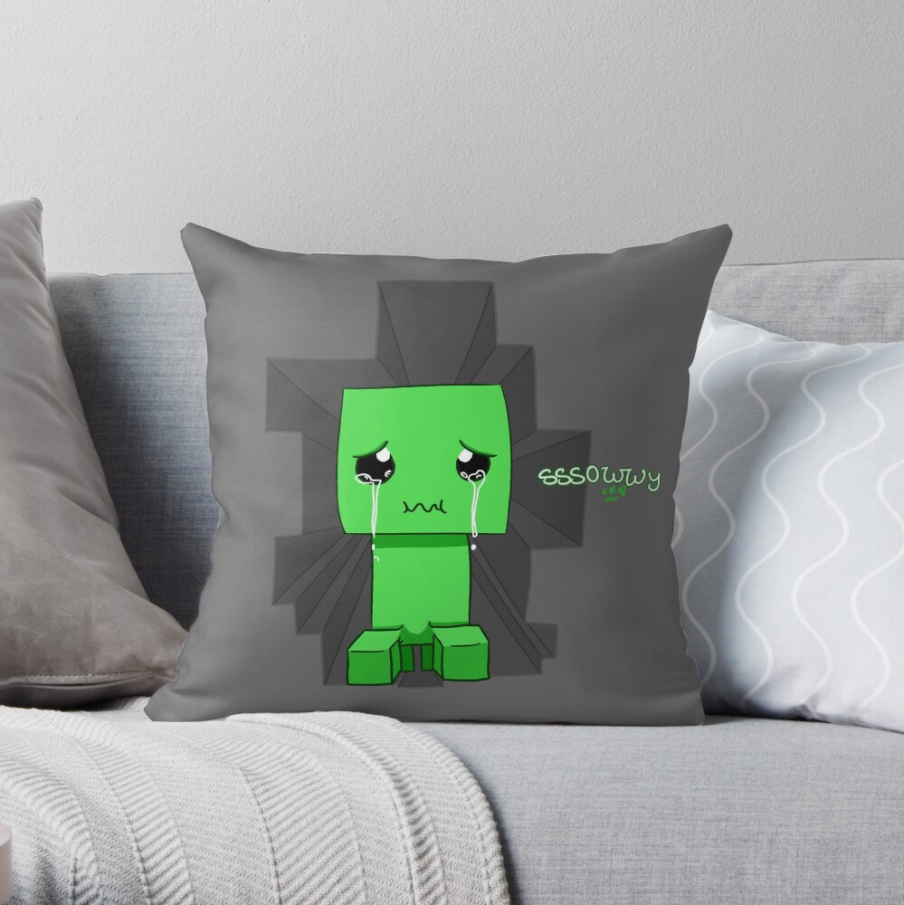 creeper plush pillow