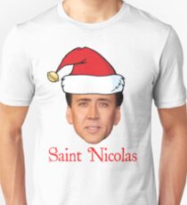 Saint Nicolas Cage Christmas Unisex T-Shirt