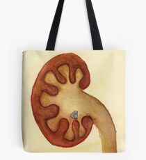 4 Caret Kidney Stone Watercolor painting Tote Bag