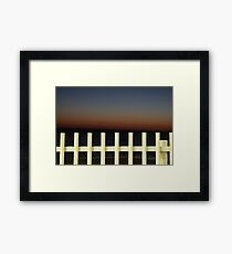 Fence Framed Print