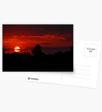 The Beautiful End of a Beautiful Day Postcards