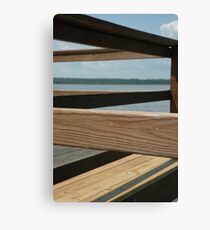 Wooden Lines Canvas Print