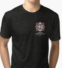 Shinra Corporation - Pocket Print Tri-blend T-Shirt