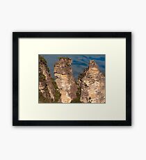 Up Close & Personal at the "Three Sisters" Framed Print