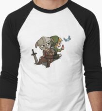 Skyim-Legend of Zelda Men's Baseball ¾ T-Shirt