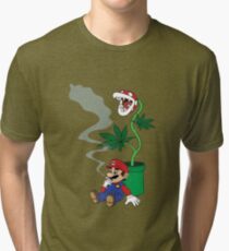 Super Pothead Mario Tri-blend T-Shirt