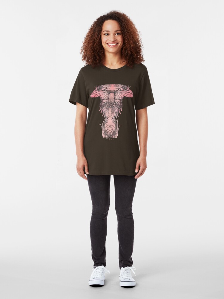 Alternate view of Amanita muscaria Slim Fit T-Shirt