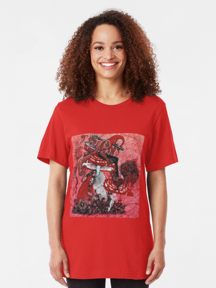 Alternate view of Red Slim Fit T-Shirt