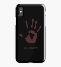 Dark brotherhood - We know iPhone Case