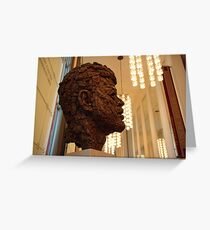 A Presidential Bust Greeting Card