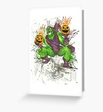 Green Goblin Greeting Card