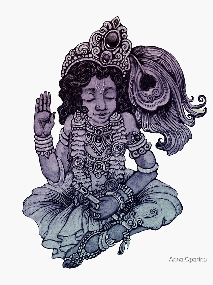 Krishna by Oparina
