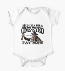 "One Eyed Fat Man" Short Sleeve Baby One-Piece