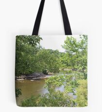 Cuyahoga River Bend Tote Bag