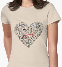 I Love Brompton Bikes Women's Fitted T-Shirt