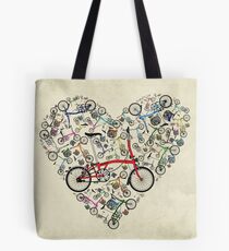 I Love Brompton Bikes Tote Bag