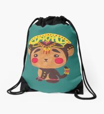 The Little Monkey King Drawstring Bag