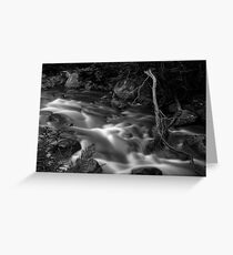 Flowing water 2 Greeting Card