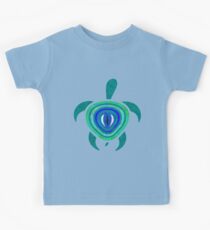 Blue Eye Turtle Kinder T-Shirt