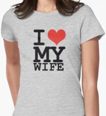 I love my wife Women's Fitted T-Shirt