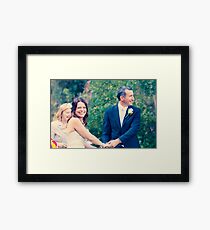 Bride & Groom Framed Print