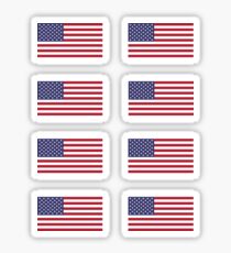 Gemacht in USA-Flaggen-Abziehbildern - amerikanischer Produkt-Aufkleber Sticker