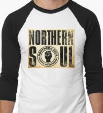 Northern Soul (Gold) Men's Baseball ¾ T-Shirt