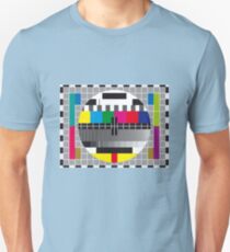 Camiseta unisex Tarjeta de prueba de transmisión de TV
