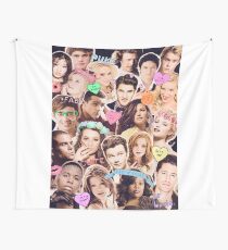 glee cast collage Wall Tapestry