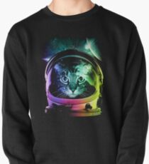 Astronaut Cat V.II Pullover Sweatshirt