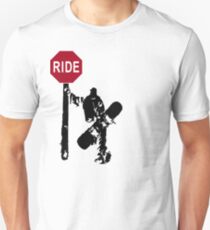 snowboard : directions? Unisex T-Shirt