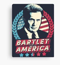 Bartlet for America Canvas Print