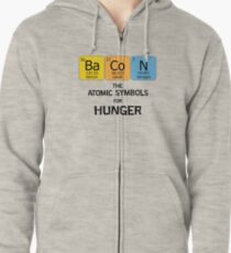 Atomic Symbol for Hunger Zipped Hoodie