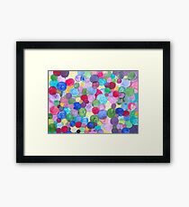 Colored Balls. Framed Print