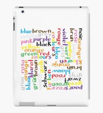 Colour language iPad Case/Skin