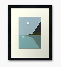 Sailing at night Framed Print
