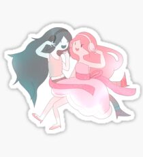 pb and marceline Sticker