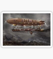 Steampunk - Blimp - Airship Maximus Sticker