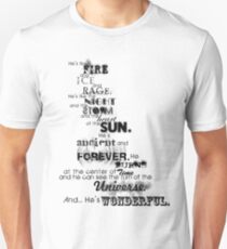He's Wonderful! Unisex T-Shirt