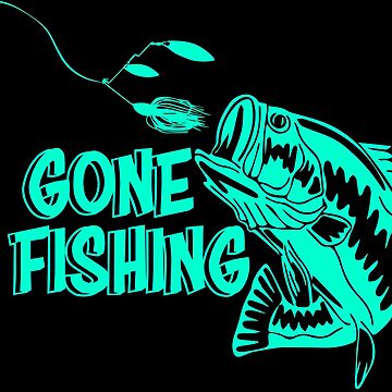 Bass Fish'n Sticker for Sale by Tom Hawkins