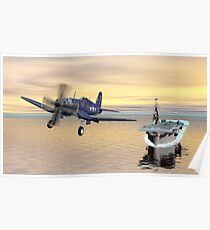 Carrier Take off Poster