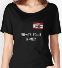 Death Note Name Tag Women's Relaxed Fit T-Shirt