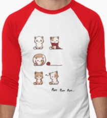Soft Kitty Men's Baseball ¾ T-Shirt