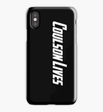 Coulson Lives (white) iPhone Case/Skin