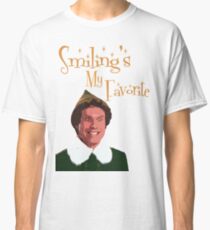 Buddy The Elf - Smiling's My Favorite Classic T-Shirt