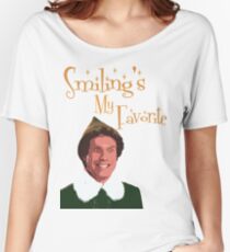 Buddy The Elf - Smiling's My Favorite Women's Relaxed Fit T-Shirt