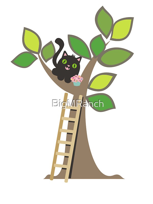 clipart cat in tree - photo #5