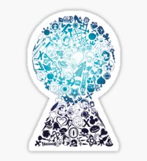 Kingdom Hearts - Keyhole (blue) Sticker